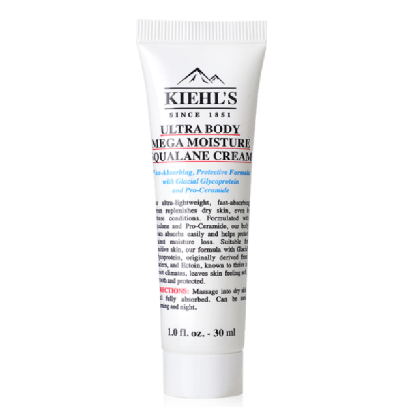 Kiehl's Ultra Body Mega Moisture Squalane Cream 30ml